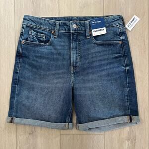 Old Navy Women’s High Rise OG Straight Jean Shorts Size 8